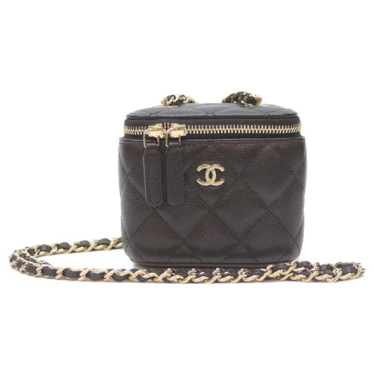 Black Caviar Mini Vanity Bag